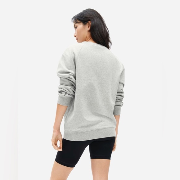 Everlane The Unisex French Terry Crew - Picture 4 of 7